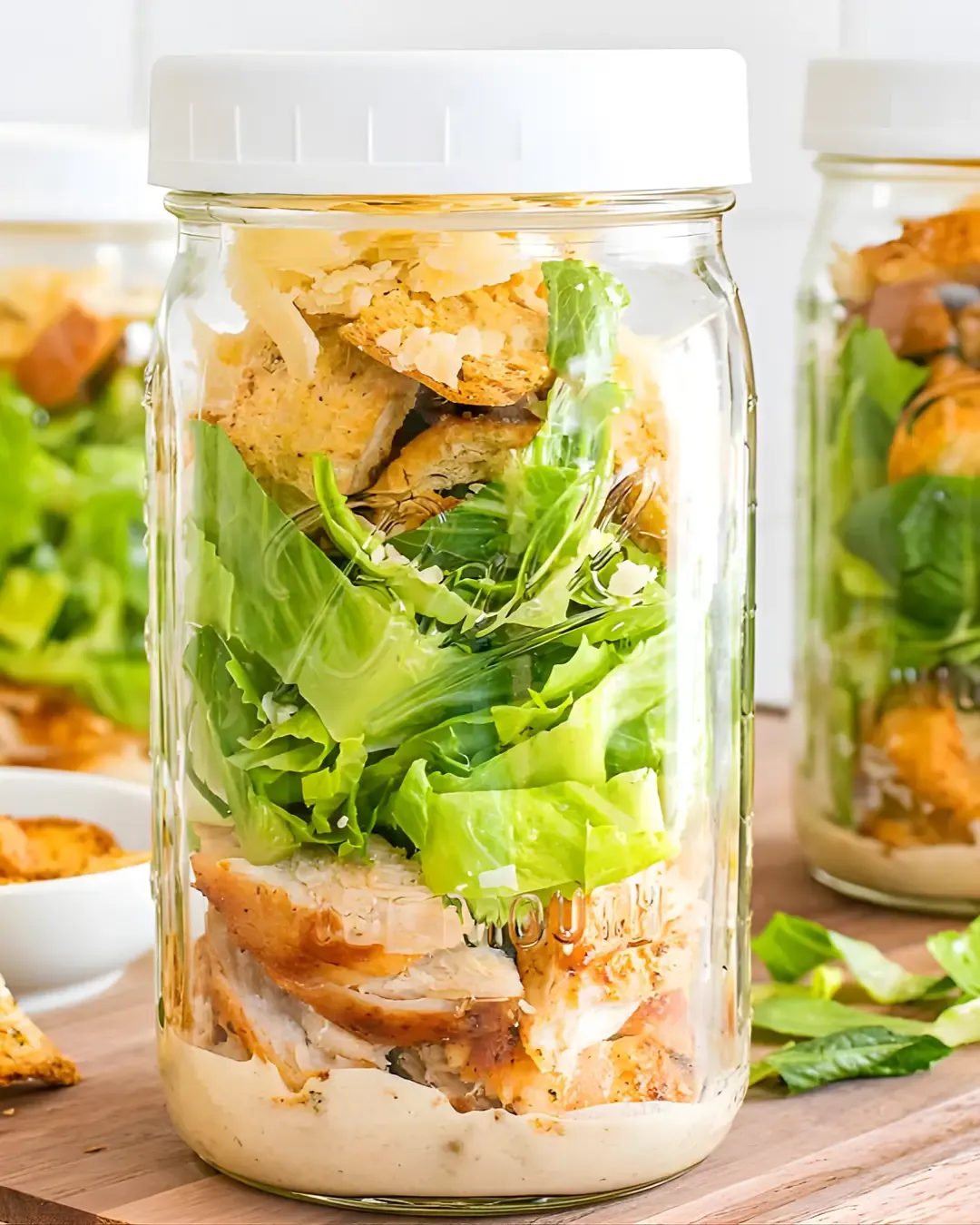 SAŁATKA CEZAR + ORYGINALNY DRESSING